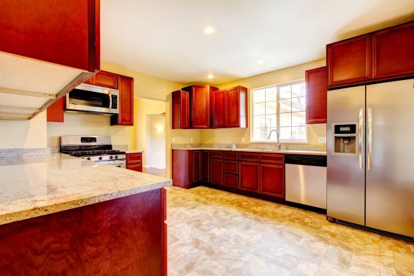 Cherry Kitchen Cabinet Service in Bedford